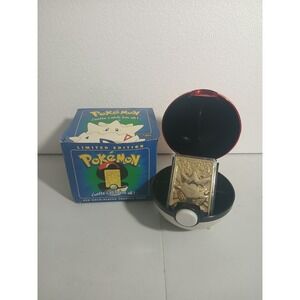 Pokémon Toys Burger King 23K Gold Plated Trading Card Togepi